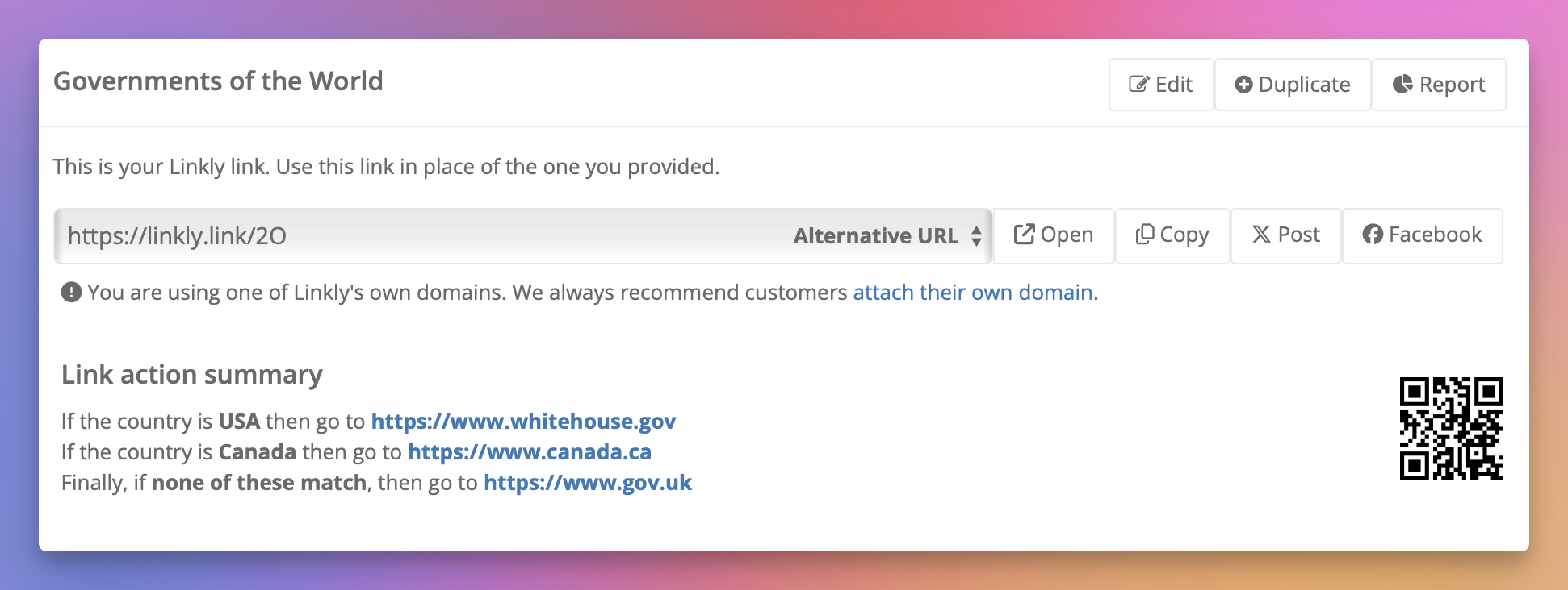 Test thoroughly before deploying your geo-redirect link.