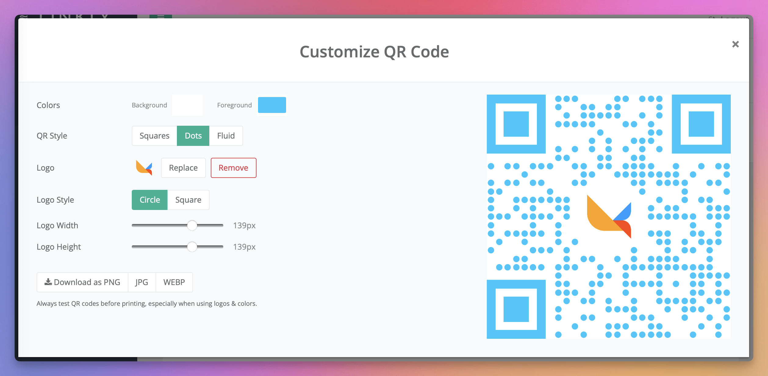Improved QR Code Editor