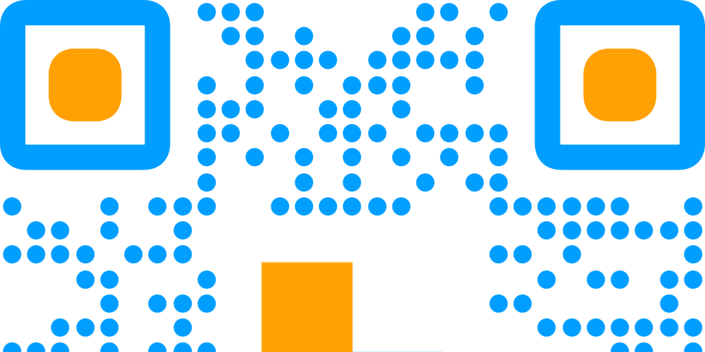 Customizable QR code with logo and brand colors