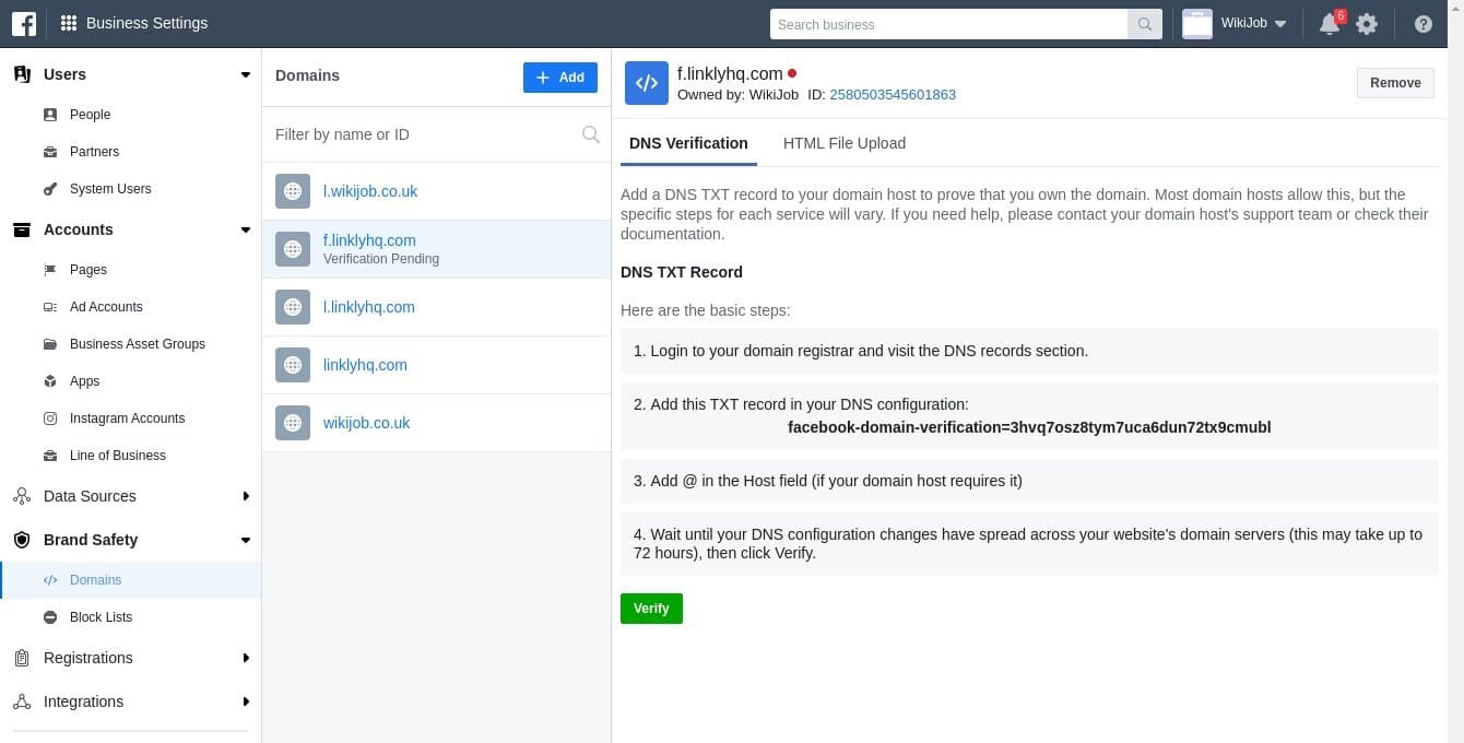 Add your domain under Facebook's Business Settings to have it unblocked right away.
