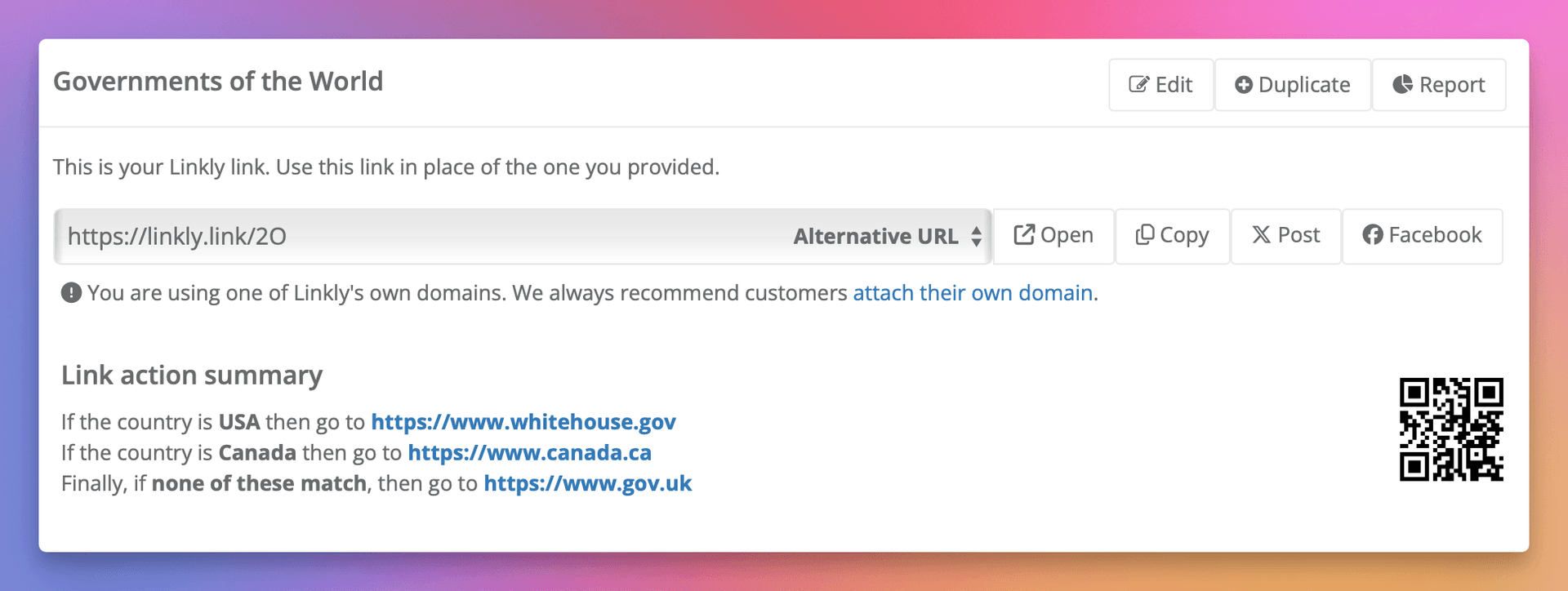 Test thoroughly before deploying your geo-redirect link.