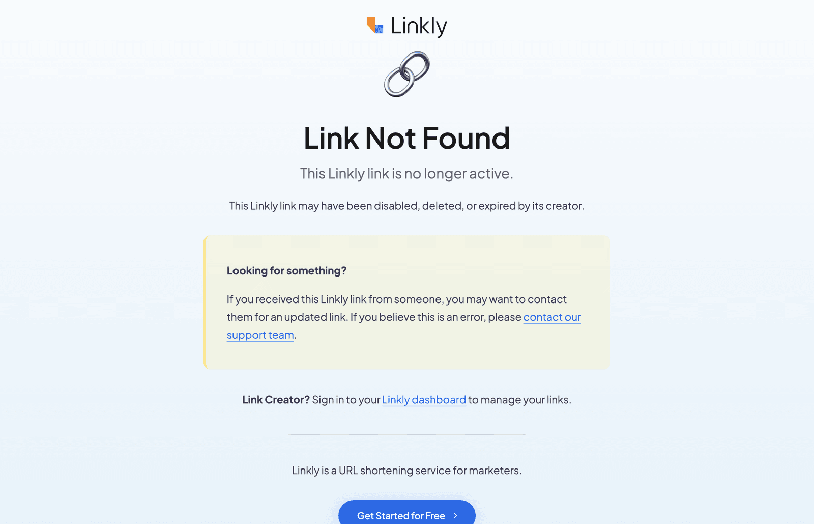 Not found- domain level