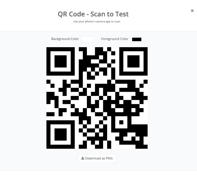 QR 코드 스캔