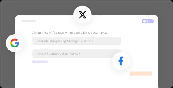 Retargeting pixel integration with Meta and Google Ads