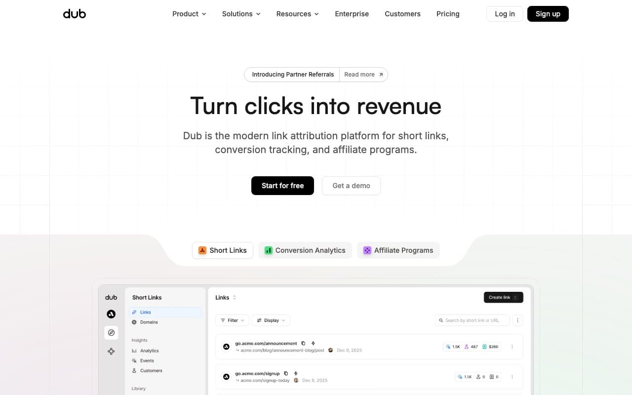 Screenshot of 17. Dub.co (Self-Hosted)