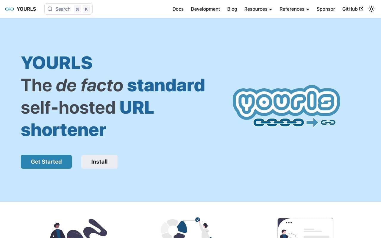 Screenshot of 14. YOURLS