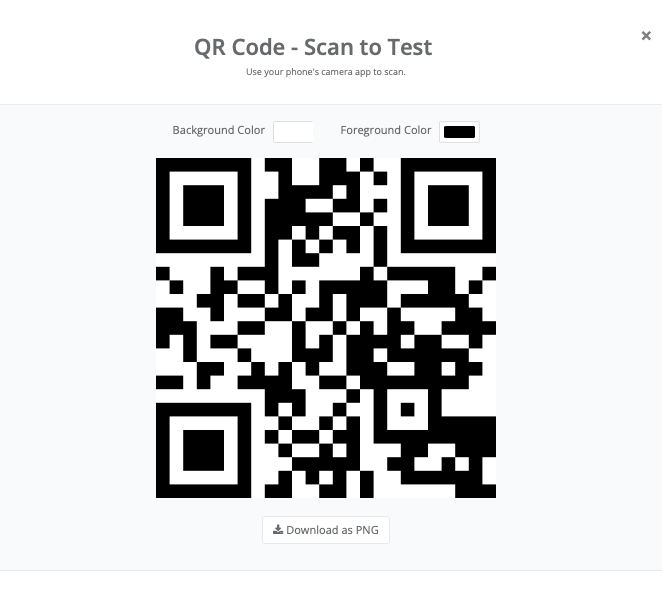 Scan your QR code