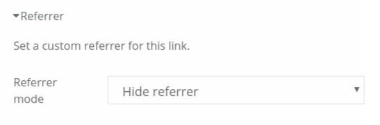 You can wipe HTTP referrer headers being sent when a user passes through a Linkly link.